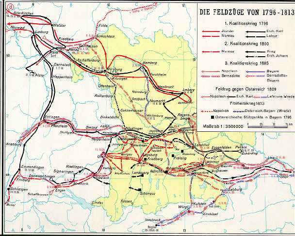 Feldzüge 1796 - 1813
