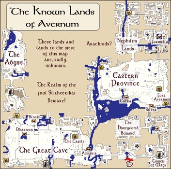 Map of Avernum
