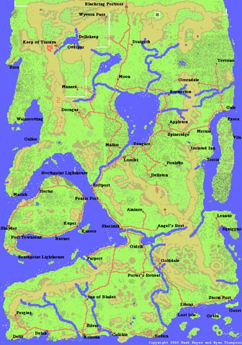 Map of Avernum